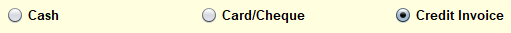 Credit Account Selection