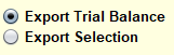 Export Trial Balance Option