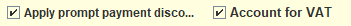 Prompt Payment Discount Option