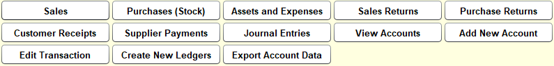 DEB Top Level Menu - Pick the Transaction Date